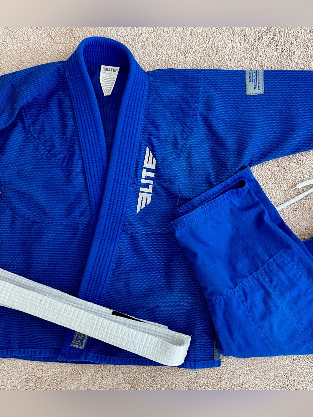 Kids Elite Blue Jiu-Jitsu Gi C0 (7-8)